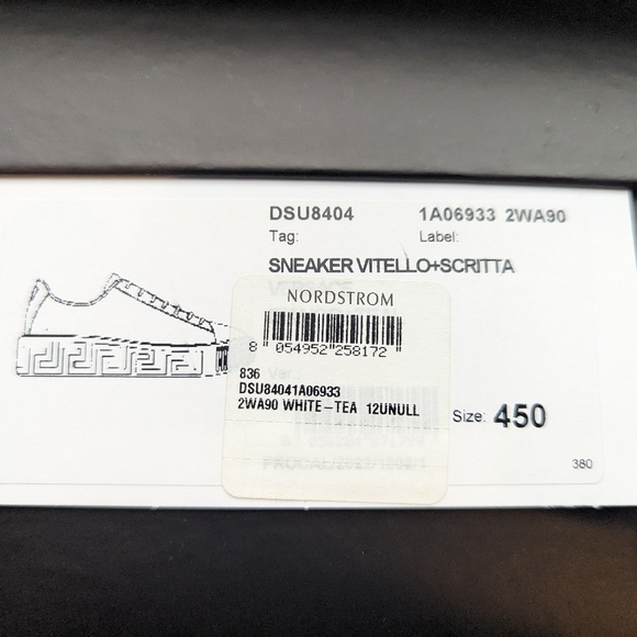 VersaceLa Greca low-top sneakers Size 11 - Picture 3 of 5